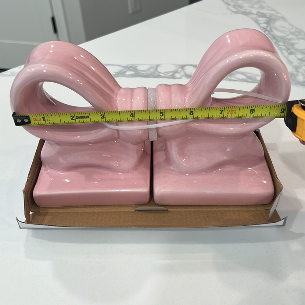 🎀Pink Bow Bookends🎀 - Picture 6 of 12